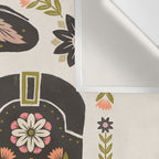 Cowboy boots and flowers Wall Tapestry Gallery Image 3