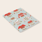 Christmas Sweaters - Vintage Gold & Red Palette Notebook Gallery Image 2