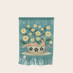 Lady in a Chamomile Tea Bath Wall Hanging Gallery Image 1