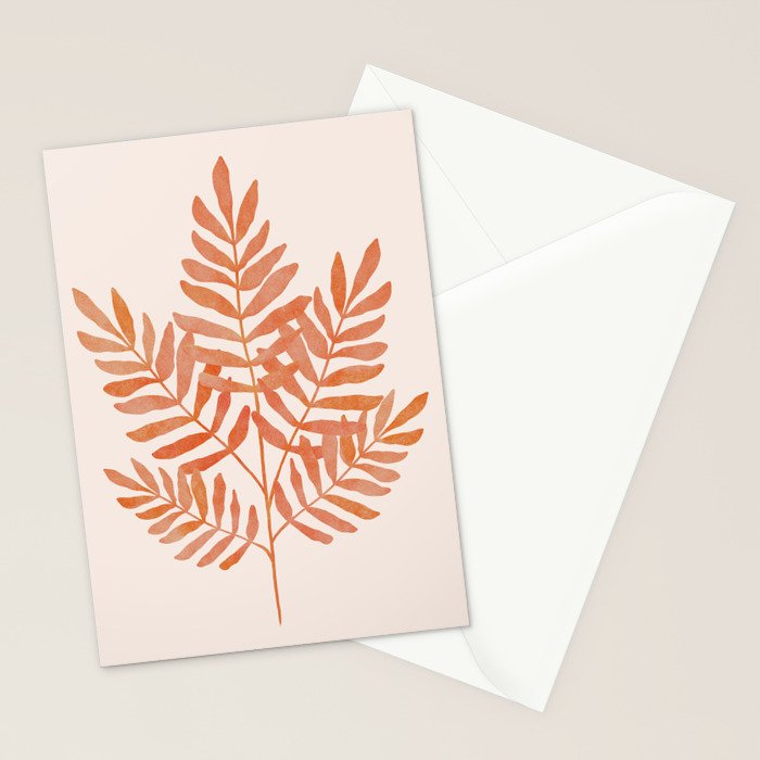 Autumn Leaf Stationery Card Gallery Image 2