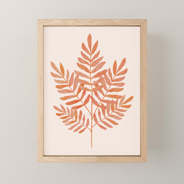 Autumn Leaf Mini Art Print Gallery Image 1