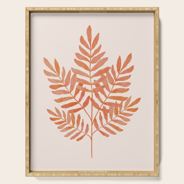 Autumn Leaf Serving Tray Gallery Image 1