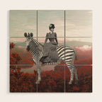 The Traveller (Fall Edition) Wood Wall Art Gallery Image 1