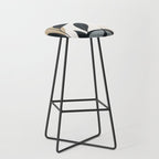 Abstract Art Tropical Leaves 5 Stool Gallery Image 1