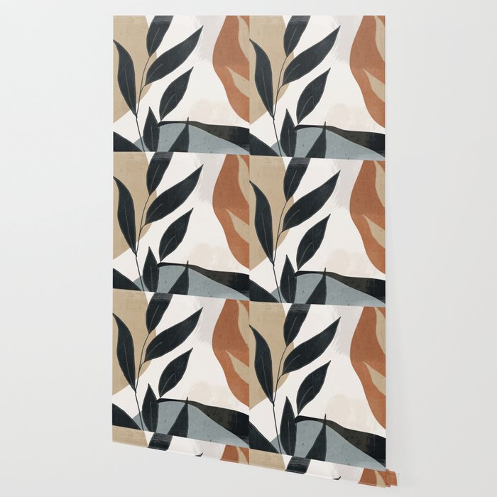 Abstract Art Tropical Leaves 5 Wallpaper Gallery Image 2