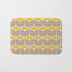 Sunny retro pattern no6 Bath Mat Gallery Image 1