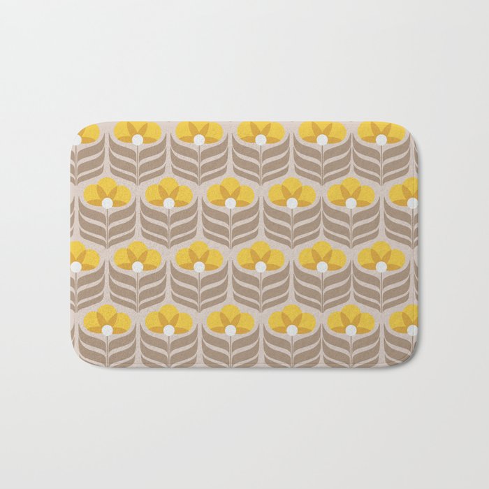 Sunny retro pattern no6 Bath Mat Gallery Image 1