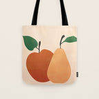 An Apple and a Pear Tote Bag Gallery Image 1
