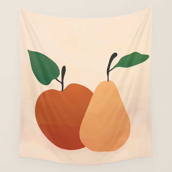 An Apple and a Pear Wall Tapestry Gallery Image 4