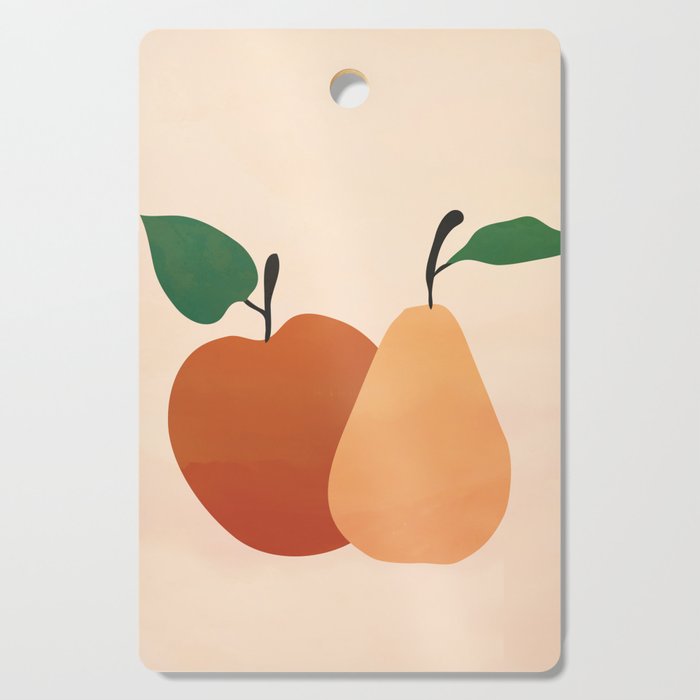 An Apple and a Pear Cutting Board Gallery Image 1