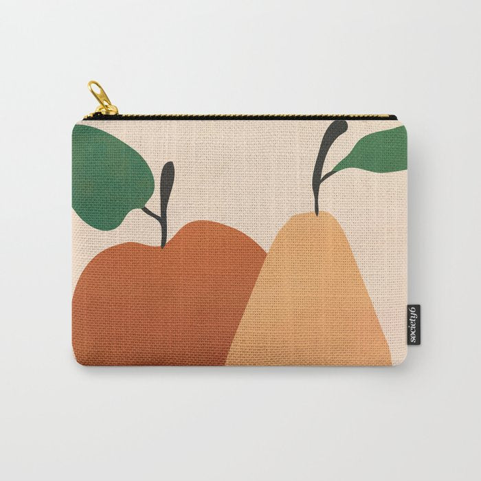 An Apple and a Pear Carry All Pouch Gallery Image 1