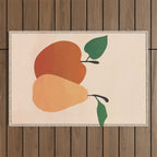 An Apple and a Pear Outdoor Rug Gallery Image 1