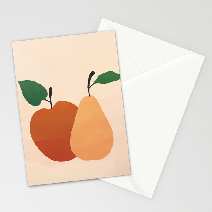 An Apple and a Pear Stationery Card Gallery Image 2
