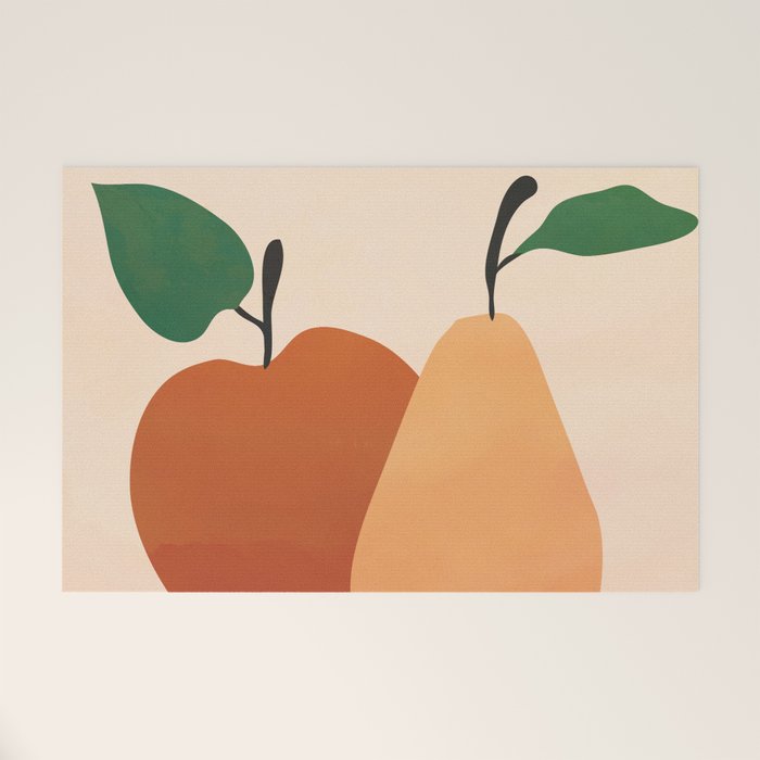 An Apple and a Pear Welcome Mat Gallery Image 1
