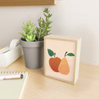 An Apple and a Pear Mini Art Print Gallery Image 2