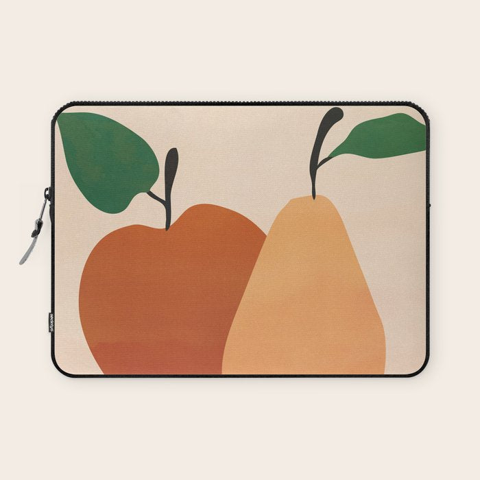 An Apple and a Pear Laptop Sleeve Gallery Image 1