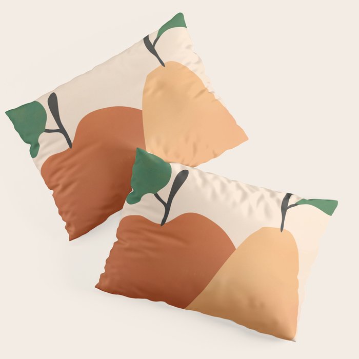 An Apple and a Pear Pillow Sham Gallery Image 3