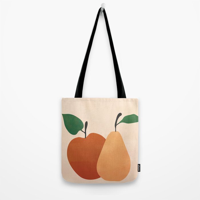 An Apple and a Pear Tote Bag Gallery Image 2