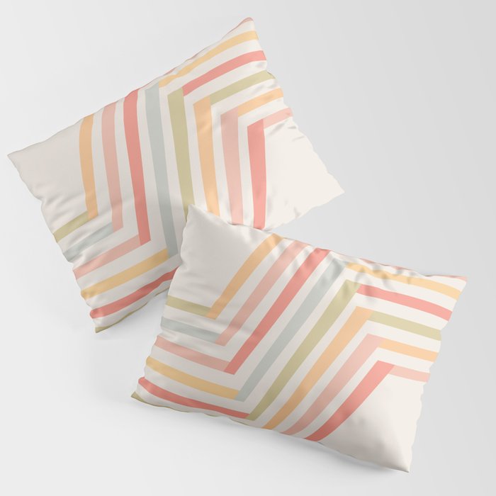 Geometric Terraces #2 Pillow Sham Gallery Image 3