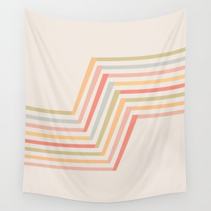 Geometric Terraces #2 Wall Tapestry Gallery Image 1