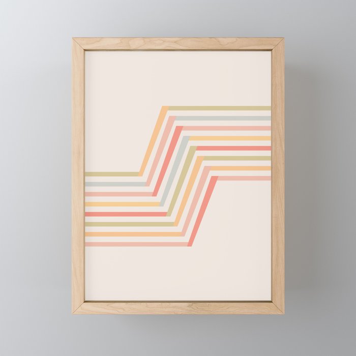 Geometric Terraces #2 Mini Art Print Gallery Image 1