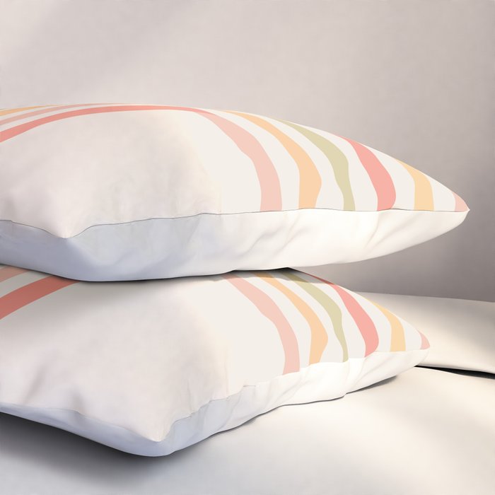 Geometric Terraces #2 Pillow Sham Gallery Image 3