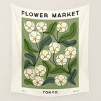 Flower Market No. 6 Wall Tapestry Gallery Image 4