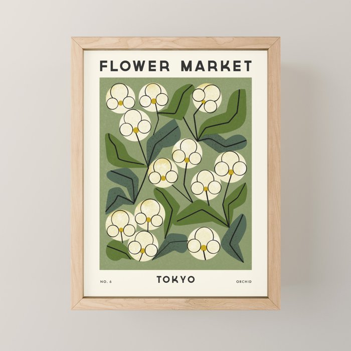 Flower Market No. 6 Mini Art Print Gallery Image 1