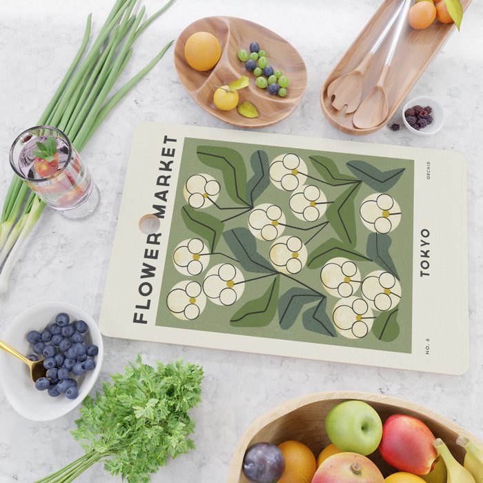 Flower Market No. 6 Cutting Board Gallery Image 2