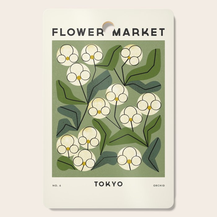 Flower Market No. 6 Cutting Board Gallery Image 1