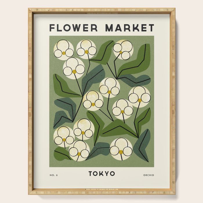 Flower Market No. 6 Serving Tray Gallery Image 1