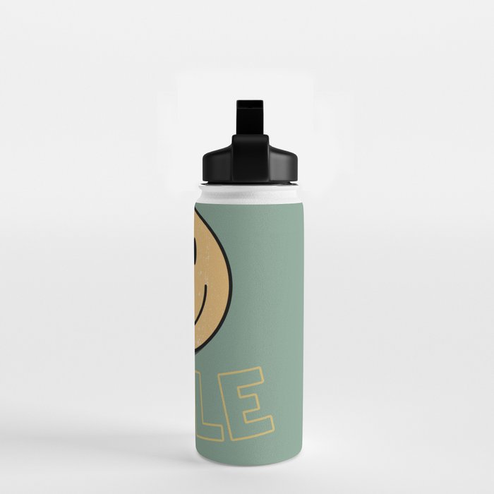 Smile Retro Water Bottle Gallery Image 2