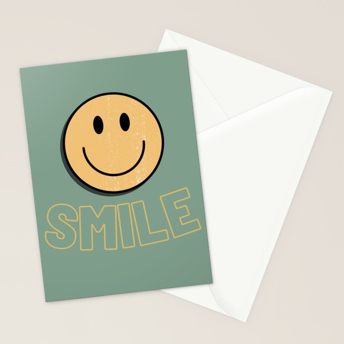 Smile Retro Stationery Card Gallery Image 2