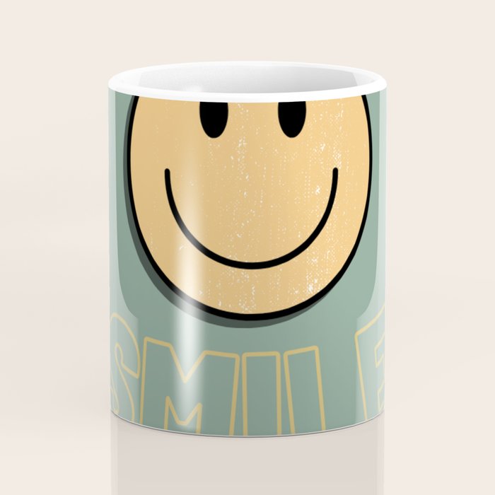 Smile Retro Coffee Mug Gallery Image 4