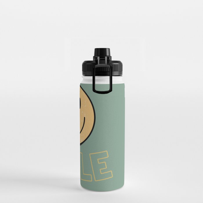 Smile Retro Water Bottle Gallery Image 2