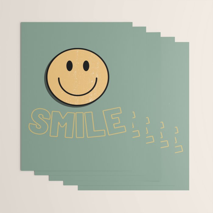 Smile Retro Wrapping Paper Gallery Image 3
