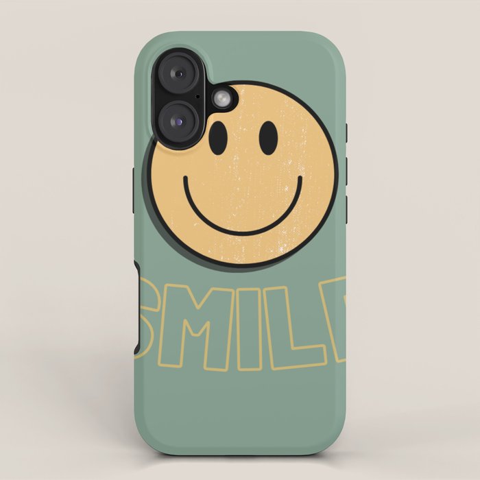 Smile Retro iPhone Case Gallery Image 1