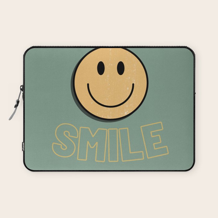 Smile Retro Laptop Sleeve Gallery Image 1