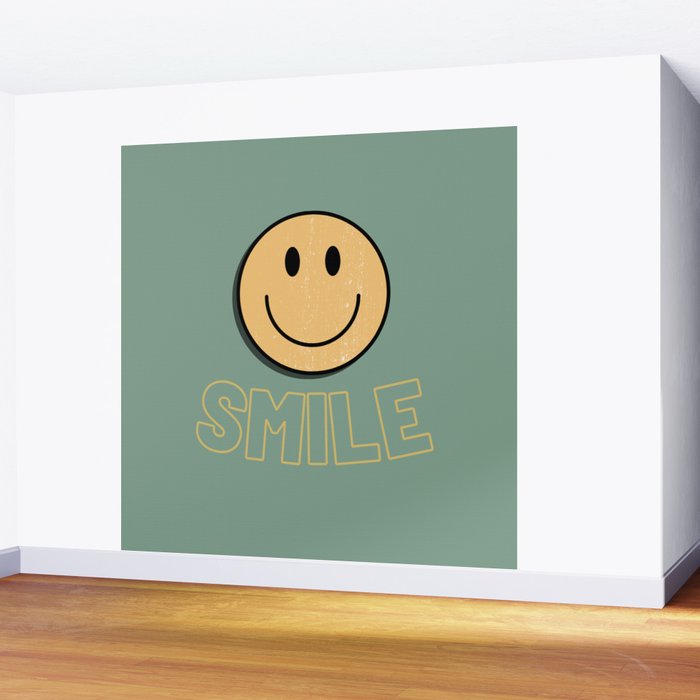 Smile Retro Wall Mural Gallery Image 2