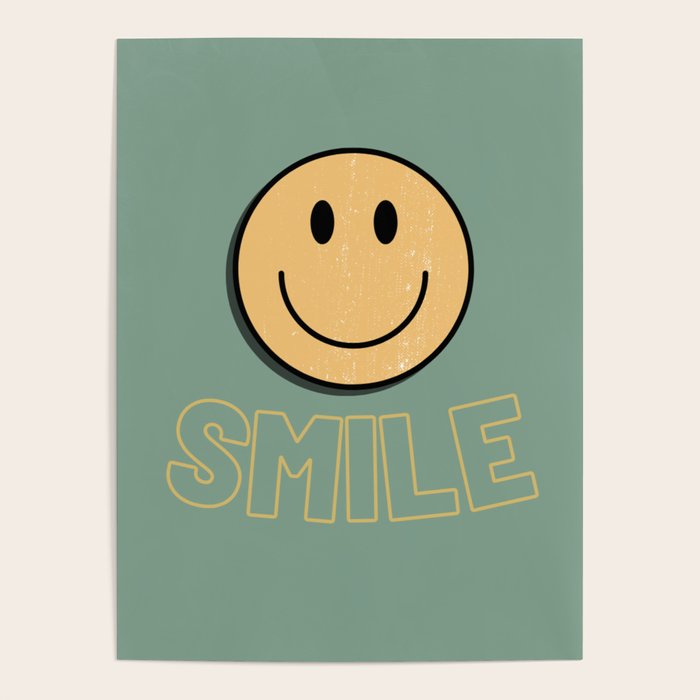 Smile Retro Poster Gallery Image 1