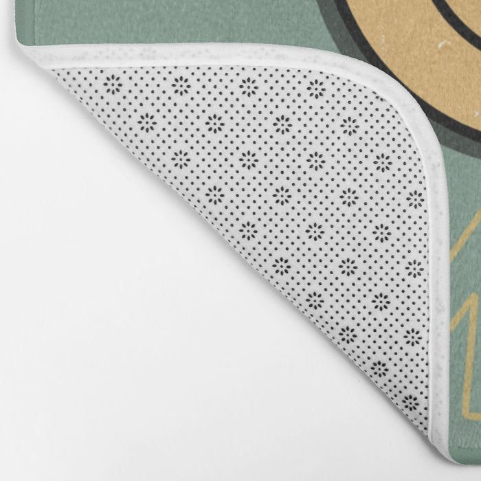 Smile Retro Bath Mat Gallery Image 2