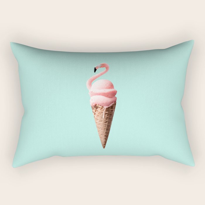 FLAMINGO CONE Rectangular Pillow Gallery Image 1