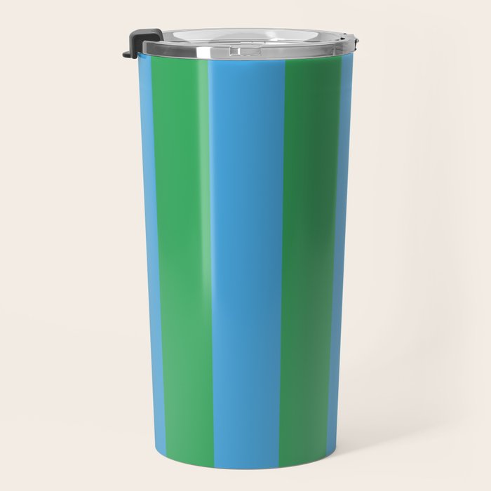 Green Blue Stripe - Joy Of Together Travel Mug Gallery Image 3