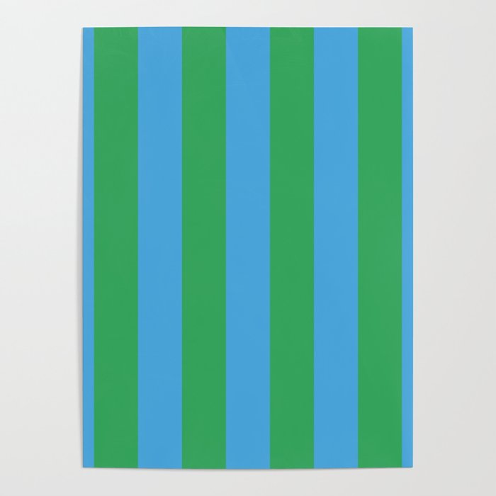Green Blue Stripe - Joy Of Together Poster Gallery Image 1