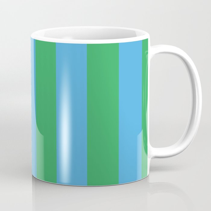 Green Blue Stripe - Joy Of Together Coffee Mug Gallery Image 1