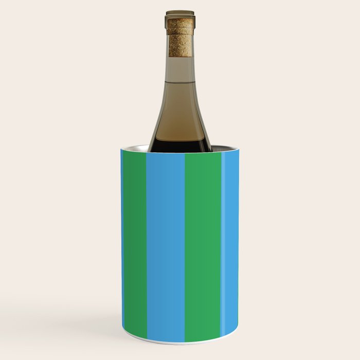 Green Blue Stripe - Joy Of Together Wine Chiller Gallery Image 3
