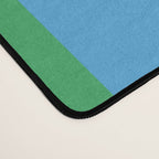 Green Blue Stripe - Joy Of Together Desk Mat Gallery Image 4