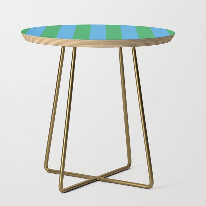 Green Blue Stripe - Joy Of Together Side Table Gallery Image 1
