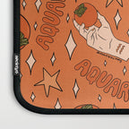 Aquarius Persimmon Print Laptop Sleeve Gallery Image 3