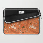 Aquarius Persimmon Print Laptop Sleeve Gallery Image 2